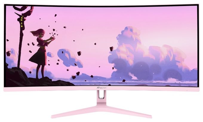 4K Ultra HD Monitor 86,4 cm (34 Zoll) 21:9 1 ms 350 cd/m²  Nova Curved (Pink) 
