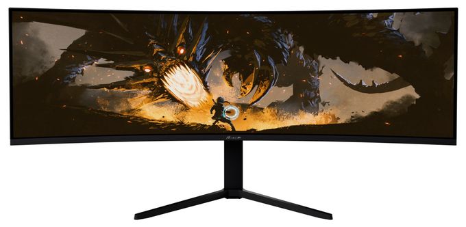 Quad HD Monitor 124,5 cm (49 Zoll) 32:9 4 ms 350 cd/m²  Nova Curved (Schwarz) 