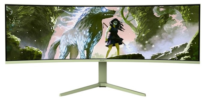 Quad HD Monitor 124,5 cm (49 Zoll) 32:9 4 ms 350 cd/m²  Nova Curved (Grün) 