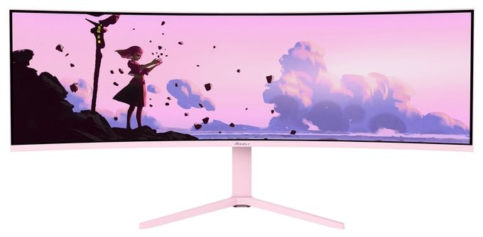 Quad HD Monitor 124,5 cm (49 Zoll) 32:9 4 ms 350 cd/m²  Nova Curved (Pink) 