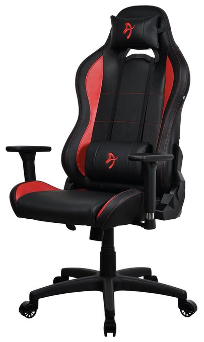 Gamingstuhl bis 120 kg (Schwarz/Rot) Torretta SoftPU 