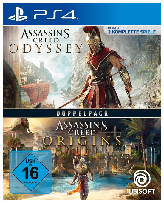 Assassin's Creed Odyssey + Origins Doppelpack (PlayStation 4) 