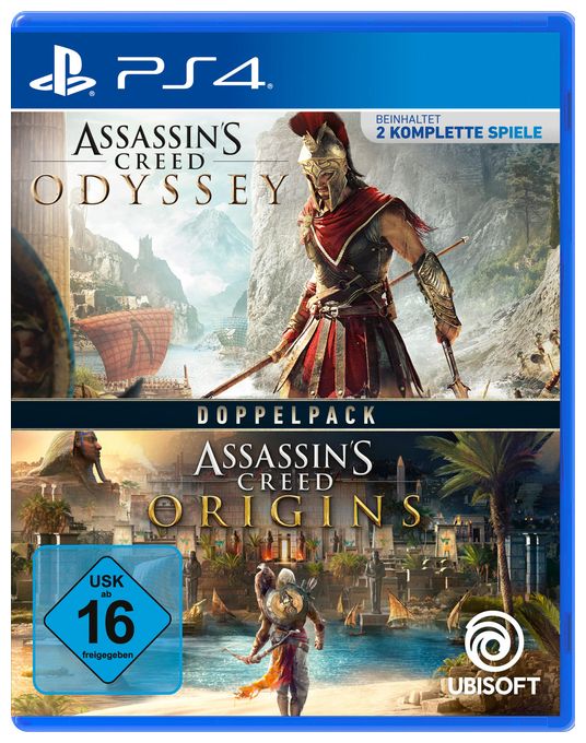 Assassin's Creed Odyssey + Origins Doppelpack (PlayStation 4) 