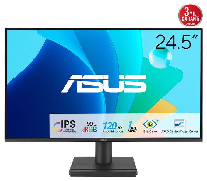 Full HD Monitor 62,2 cm (24.5 Zoll) 16:9 300 cd/m²  Eye Care VA259HGA (Schwarz) 