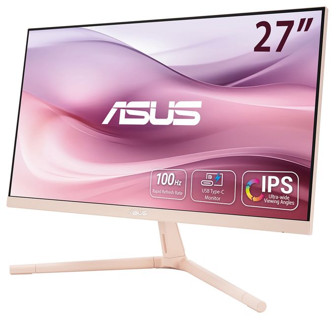 Full HD Monitor 68,6 cm (27 Zoll) 16:9 1 ms 250 cd/m²  Eye Care VU279CFE-P (Pink) 