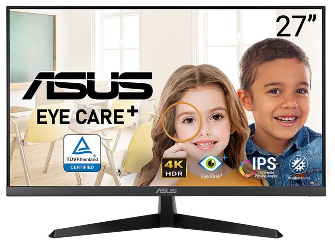 4K Ultra HD Monitor 68,6 cm (27 Zoll) 16:9 5 ms 350 cd/m²  Eye Care VY27UQ (Schwarz) 