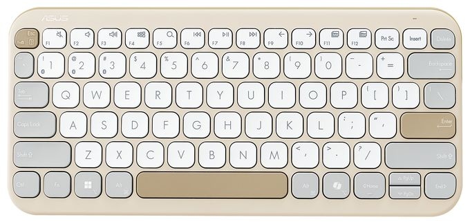 Home Tastatur Bluetooth  KW100 (Beige, Grau, Weiß) 