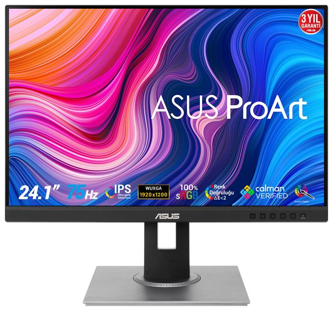 WUXGA Monitor 61,2 cm (24.1") 16:10 5 ms 300 cd/m²  ProArt PA248QV (Schwarz) 