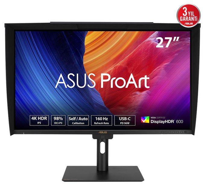 4K Ultra HD Monitor 68,6 cm (27 Zoll) 16:9 1 ms 600 cd/m²  ProArt PA27UCGE (Schwarz) 