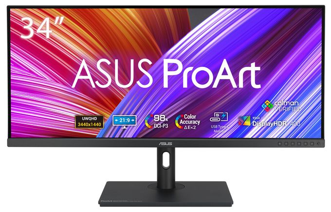 Quad HD Monitor 86,4 cm (34 Zoll) 21:9 2 ms 350 cd/m²  ProArt PA348CGV (Schwarz) 