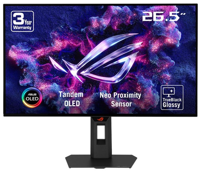Quad HD Monitor 67,3 cm (26.5 Zoll) 16:9 0,03 ms  ROG Strix OLED XG27AQWMG (Schwarz) 