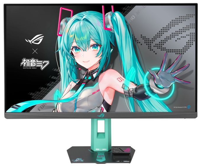Quad HD Monitor 68,6 cm (27 Zoll) 16:9 1 ms 400 cd/m²  ROG Strix XG27ACMEG-G Hatsune Miku Edition (Mehrfarbig) 