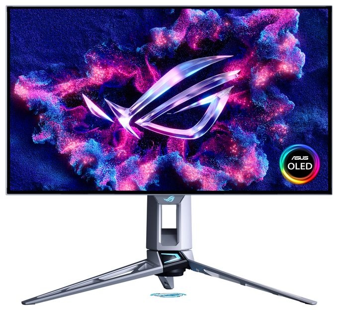 Quad HD Monitor 67,3 cm (26.5 Zoll) 16:9 0,02 ms  ROG Swift OLED PG27AQWP-W (Silber) 