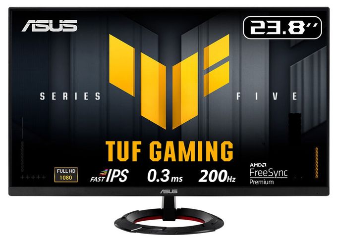 Full HD Monitor 60,5 cm (23.8 Zoll) 16:9 1 ms 300 cd/m²  TUF Gaming VG249Q5R (Schwarz) 