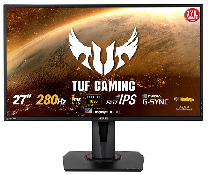 Full HD Monitor 68,6 cm (27 Zoll) 16:9 1 ms 400 cd/m²  TUF Gaming VG279QM (Schwarz) 
