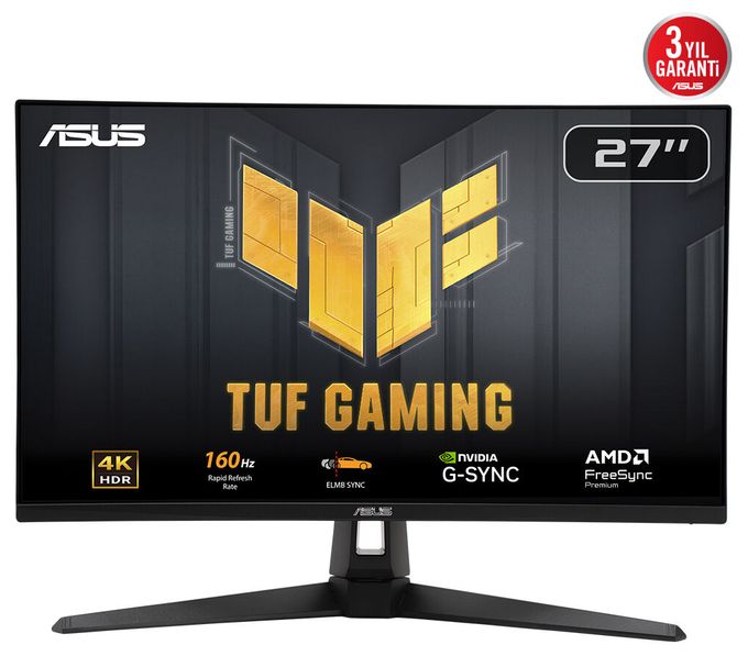 4K Ultra HD Monitor 68,6 cm (27 Zoll) 16:9 1 ms 300 cd/m²  TUF Gaming VG27UQ1A (Schwarz) 