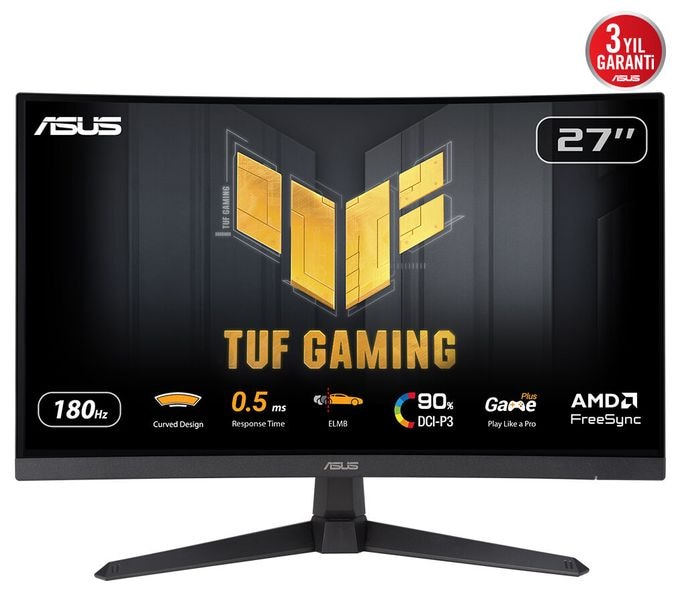 Quad HD Monitor 68,6 cm (27 Zoll) 16:9 1 ms 300 cd/m²  TUF Gaming VG27WQ3B (Schwarz) 