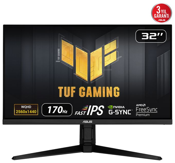 Quad HD Monitor 80 cm (31.5 Zoll) 16:9 1 ms 350 cd/m²  TUF Gaming VG32AQL1A (Schwarz) 
