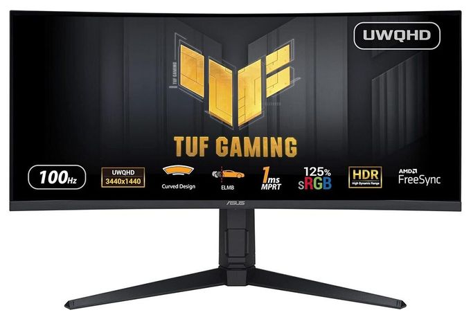 Quad HD Monitor 86,4 cm (34 Zoll) 21:9 1 ms 300 cd/m²  TUF Gaming VG34VQEL1A (Schwarz) 