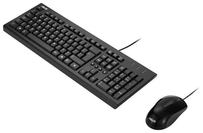 Universal Tastatur USB  U2000 (Schwarz) 