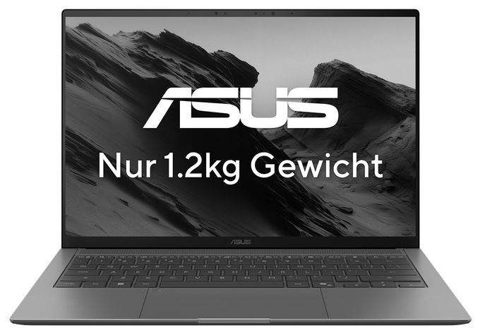 WQXGA+ Notebook 35,6 cm (14 Zoll) 2880 x 1800 Pixel 32 GB Ram 1 TB SSD Windows 11 Home Intel Core Ultra 9 max. 4,9 GHz  Zenbook S14 UX5406AA-SU531W Copilot+ PC (Grau) 