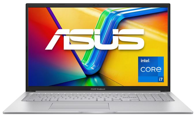 Full HD Notebook 43,9 cm (17.3 Zoll) 1920 x 1080 Pixel 1 TB SSD Windows 11 Home Intel Core 7 max. 5,4 GHz  Vivobook 17 X1704VA-AU918W (Silber) 