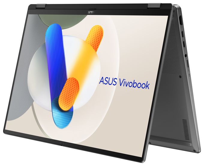 WUXGA Notebook 40,6 cm (16 Zoll) 1920 x 1200 Pixel 512 GB SSD Windows 11 Home Intel Core Ultra 7 max. 4,8 GHz  Vivobook Flip TP3607SA-SI716W Copilot+ PC (Grau) 