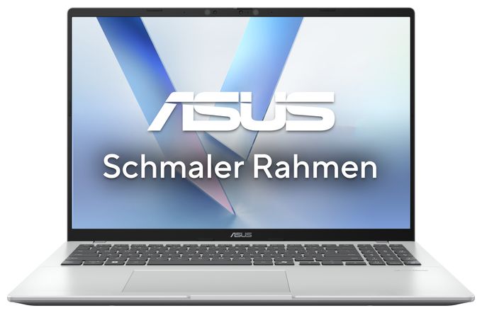 WUXGA Notebook 40,6 cm (16 Zoll) 1920 x 1200 Pixel 1 TB SSD Windows 11 Home Qualcomm Snapdragon max. 3 GHz  Vivobook X1607QA-MB054W Copilot+ PC (Silber) 