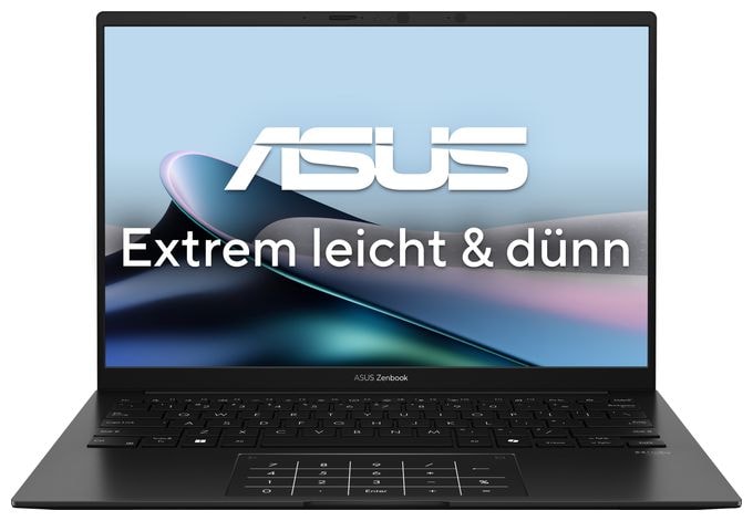 WUXGA Notebook 35,6 cm (14 Zoll) 1920 x 1200 Pixel 512 GB SSD Windows 11 Home AMD Ryzen 5 max. 4,8 GHz  Zenbook UM3406KA-QD041W (Schwarz) 