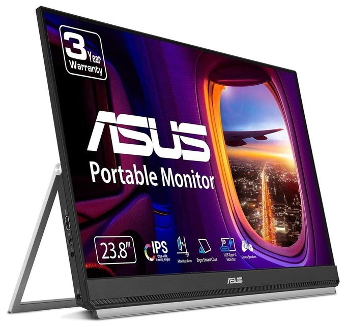 Full HD Monitor 60,5 cm (23.8 Zoll) 16:9 5 ms 250 cd/m²  ZenScreen MB249C (Schwarz) 