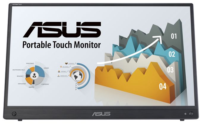 Full HD Monitor 39,6 cm (15.6 Zoll) 16:9 5 ms 250 cd/m²  ZenScreen Touch MB16AHT (Schwarz) 
