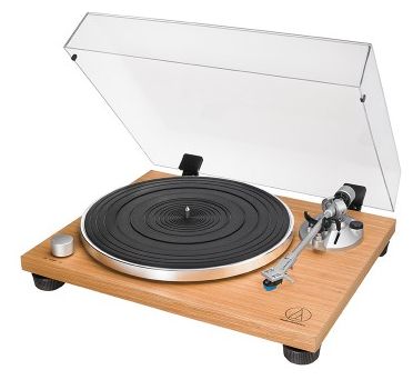 Audio-Plattenspieler mit Riemenantrieb  AT-LPW30TK manueller (Holz) 
