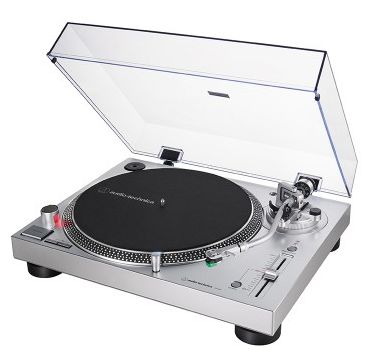 Plattenspieler mit Direktantrieb  AT-LP120XUSB (Silber) 