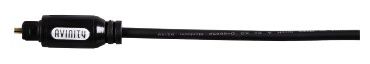 Stecker Toslink auf Toslink 1,5 m  127108 Audio-Lichtleiter-Kabel (Schwarz) 