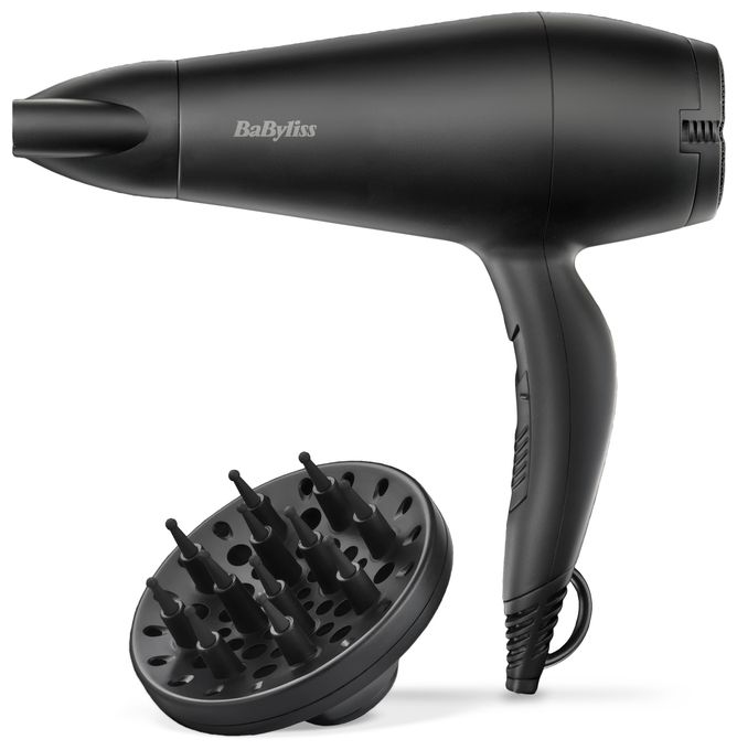 Haartrockner 2000 W  D215DE Power Smooth (Schwarz) 