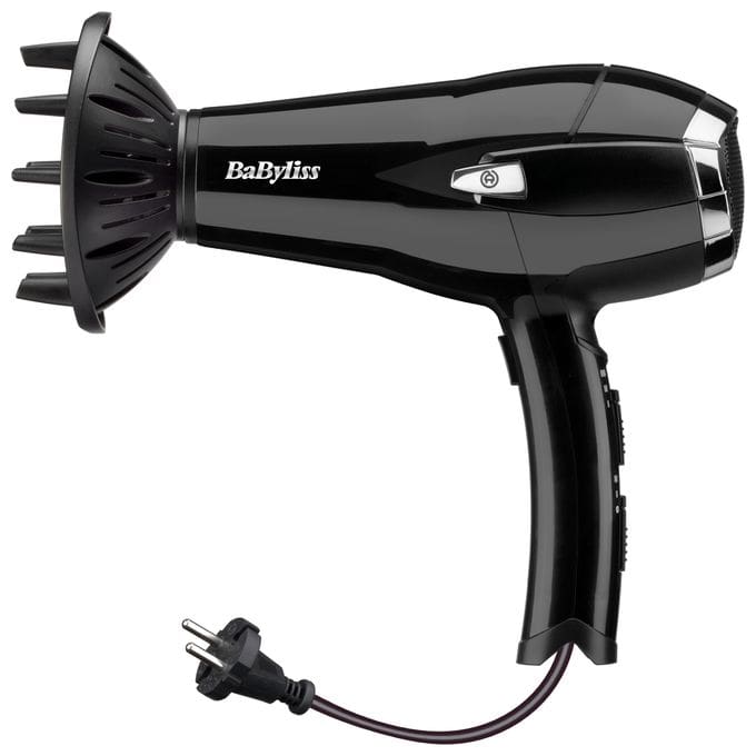 Haartrockner 2000 W  D374DE Cordkeeper (Schwarz) 