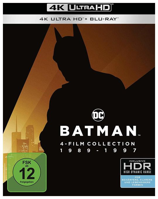 Batman 1-4 (4K Ultra HD BLU-RAY + BLU-RAY) 