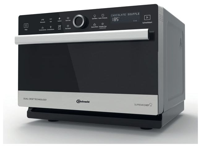 Freistehende Mikrowelle 1000 W Größe: groß 7 Stufen Dampfgaren Grill  MW3391SX (Schwarz, Grau) 