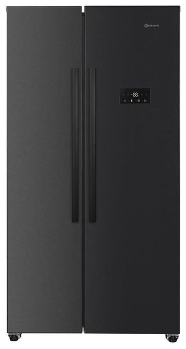 Side-by-Side Kühl-/ Gefrierkombination 347 l / 185 l 200 kWh NoFrost 1770 mm x 910 mm  SBSC90BL (Schwarz) 