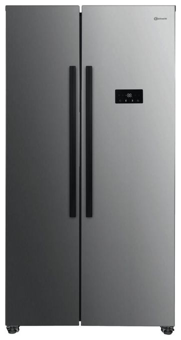 Side-by-Side Kühl-/ Gefrierkombination 347 l / 185 l 200 kWh NoFrost 1770 mm x 910 mm  SBSC90IN (Edelstahl) 