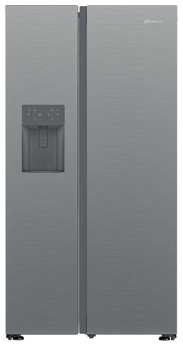 Side-by-Side Kühl-/ Gefrierkombination 375 l / 203 l 328 kWh NoFrost 1790 mm x 910 mm  SBSIWE90 (Edelstahl) 