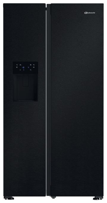 Side-by-Side Kühl-/ Gefrierkombination 375 l / 203 l 328 kWh NoFrost 1790 mm x 910 mm  SBSIWE90 (Schwarz) 