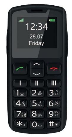 4G Smartphone 4,57 cm (1.8 Zoll) Single SIM  SL230 (Schwarz) 