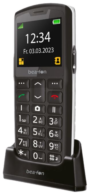 4G Smartphone 5,59 cm (2.2 Zoll) Single SIM  SL260 (Schwarz, Silber) 