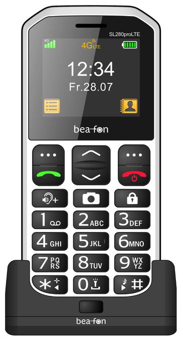 4G Smartphone 5,08 cm (2 Zoll)  SL280pro LTE (Schwarz, Silber) 