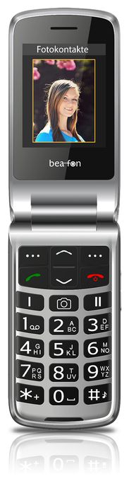 2G Smartphone 7,11 cm (2.8 Zoll) 3 MP Single SIM  SL645 plus (Schwarz, Silber) 