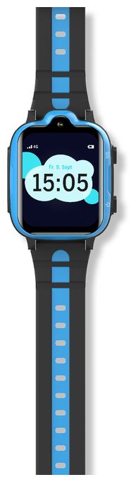 Digital Smartwatch Rechteckig IPX7 4G  SW1 Kids (Schwarz, Blau) 