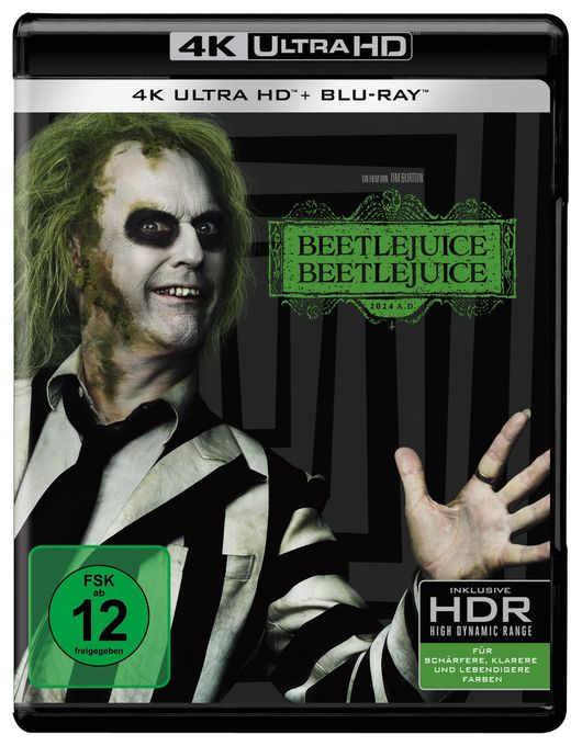 Beetlejuice Beetlejuice (4K Ultra HD BLU-RAY + BLU-RAY) 
