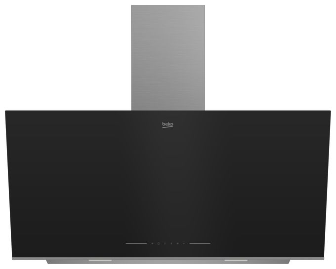 Abluft/Umluft Dunstabzugshaube/Esse Wand 90 cm (Schwarz) BHCA96641BBHS 