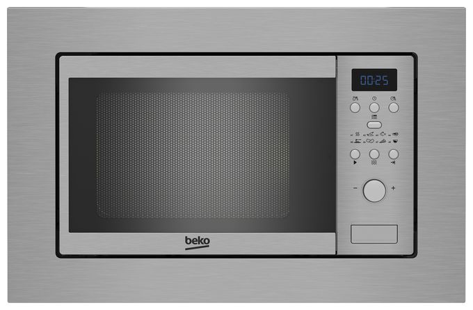 Einbau-Mikrowelle 700 W Größe: klein 5 Stufen (Edelstahl) BMOB17131X 